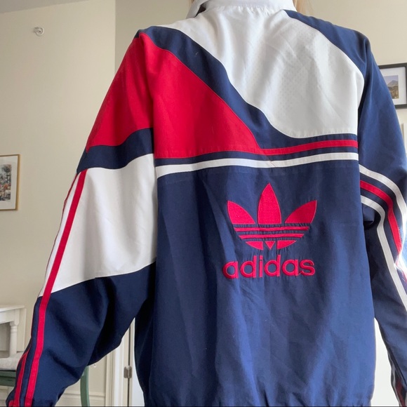 Adidas retro tracksuit top jacket - Picture 1 of 5